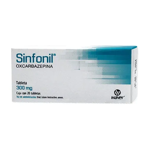 SINFONIL (OXCARBAZEPINA) TAB 300 MG C/20 MAVER