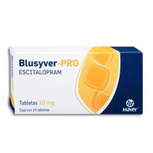 BLUSYVER-PRO (ESCITALOPRAM) TAB 10 MG C/14 MAVER