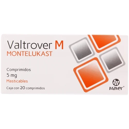 VALTROVER M (MONTELUKAST) COMP MAST 5 MG C/20 MAVER