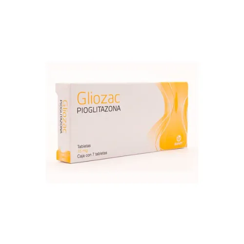 GLIOZAC (PIOGLITAZONA) TAB 15 MG C/7 MAVER