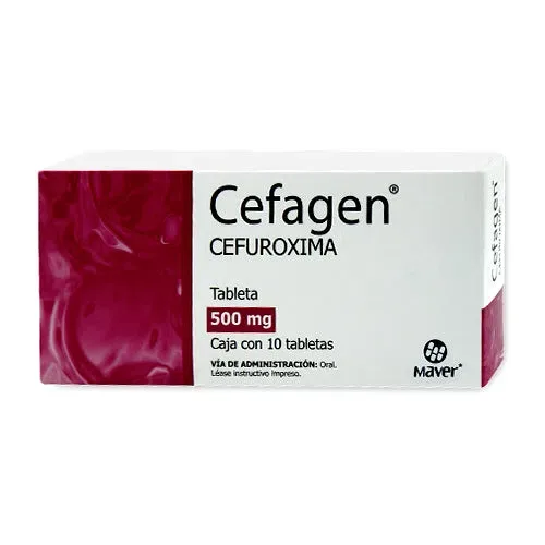 CEFAGEN (CEFUROXIMA) TAB 500 MG C/10 MAVER