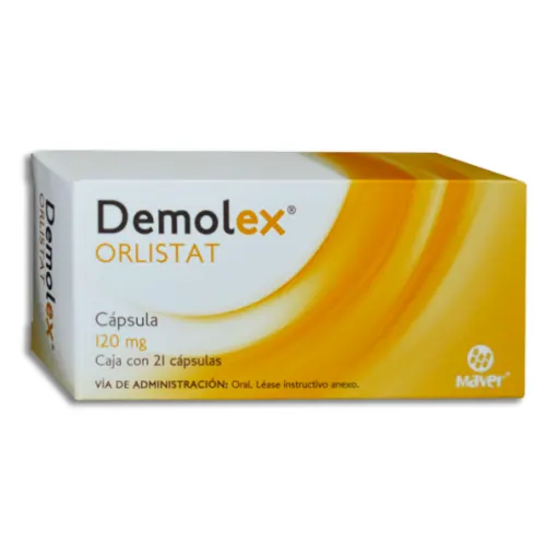DEMOLEX (ORLISTAT) CAP 120 MG C/21 MAVER