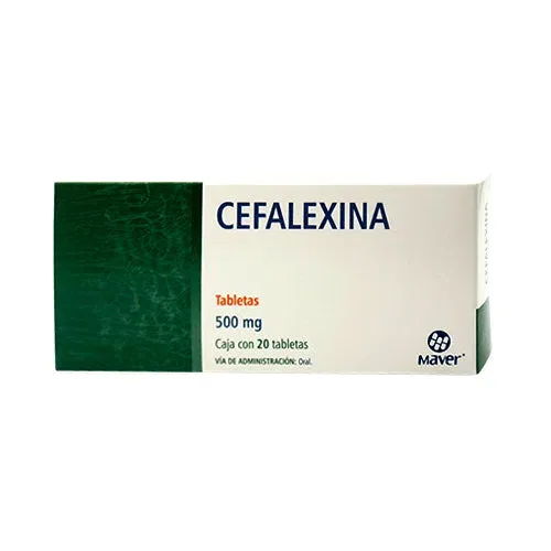 CEFALEXINA TAB 500 MG C/20 MAVER