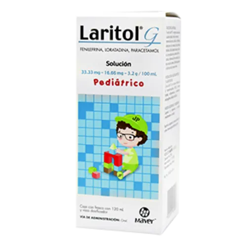 LARITOL G PED (PARACE/FENILE/LORATA) SOL C/120 ML MAVER