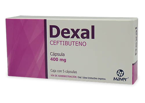 DEXAL (CEFTIBUTENO) CAP 400 MG C/5 MAVER