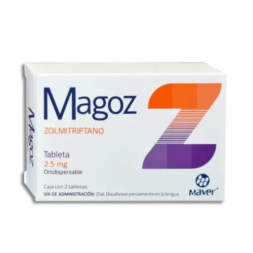 MAGOZ (ZOLMITRIPTANO) TAB 2.5 MG C/2 MAVER