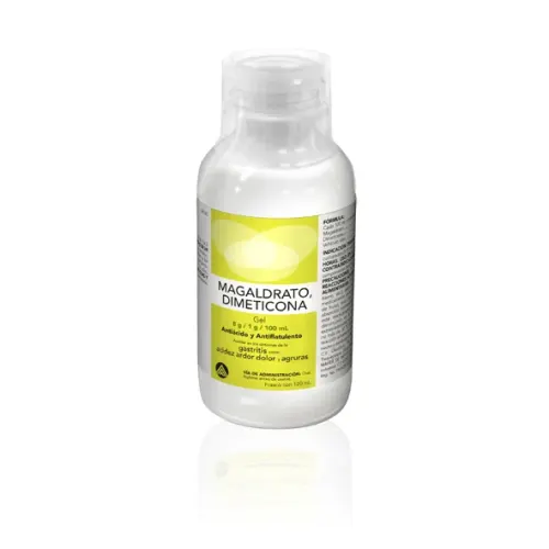 MAGALDRATO/DIMETICONA GEL 8/1G/100 ML C/120 ML MAVER