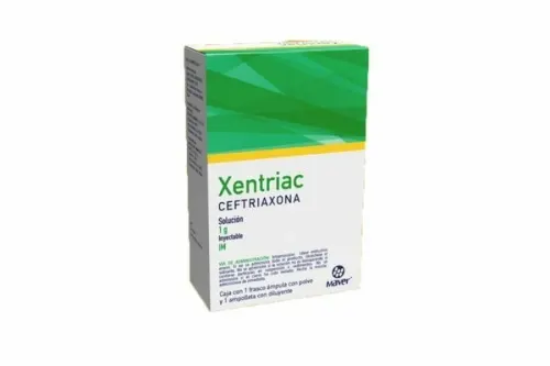 XENTRIAC (CEFTRIAXONA) I.M. SOL INY 1 G C/1 MAVER
