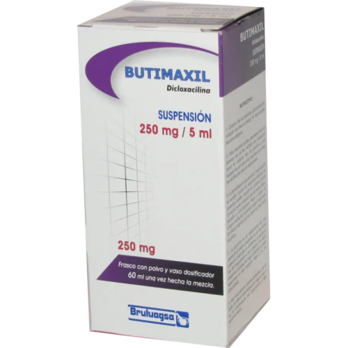 BUTIMAXIL (DICLOXACILINA) SUSP 250 MG/5 ML P/60 ML BRULUAGSA