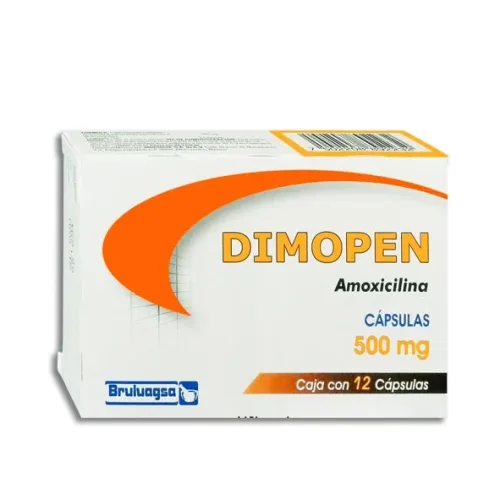 DIMOPEN (AMOXICILINA) CAP 500 MG C/12 BRULUAGSA