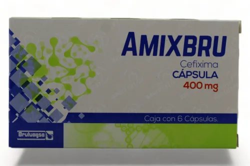 AMIXBRU (CEFIXIMA) CAP 400 MG C/6 BRULUAGSA