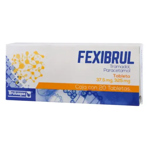 FEXIBRUL (TRAMADOL/PARACETAMOL) TAB 325/37.5 MG C/20 BRULUAGSA