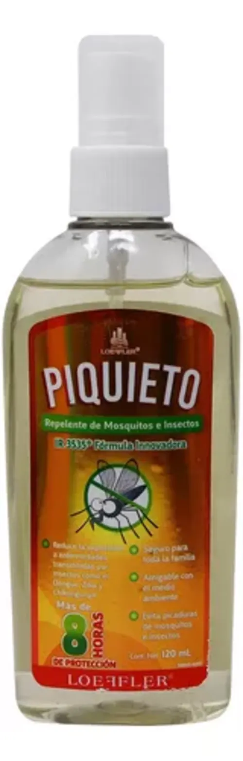 PIQUIETO (REPELENTE DE MOSQUITOS E INSECTOS) SOL C/120 ML LOEFFLER PIQUIETO (REPELENTE DE MOSQUITOS E INSECTOS) SOL C/120 ML LOEFFLER