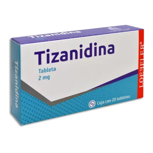 TIZANIDINA TAB 2 MG C/20 LOEFFLER TIZANIDINA TAB 2 MG C/20 LOEFFLER