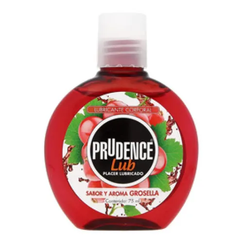 PRUDENCE LUBRICANTE SABOR GROSELLA C/75 ML DKT MEXICO