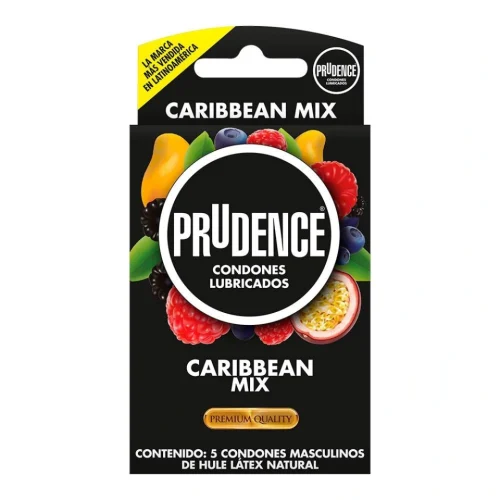 PRUDENCE MIX CARIBBEAN PRESERVATIVO C/5 DKT MEXICO