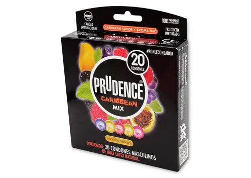 PRUDENCE CARIB MIX (TUTTIFRUTI/MORA/MARACUYA/FRAMBUESA/MANGO) C/20 DKT
