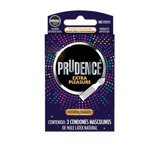 PRUDENCE EXTRA PLEASURE PRESERVATIVO C/3 DKT