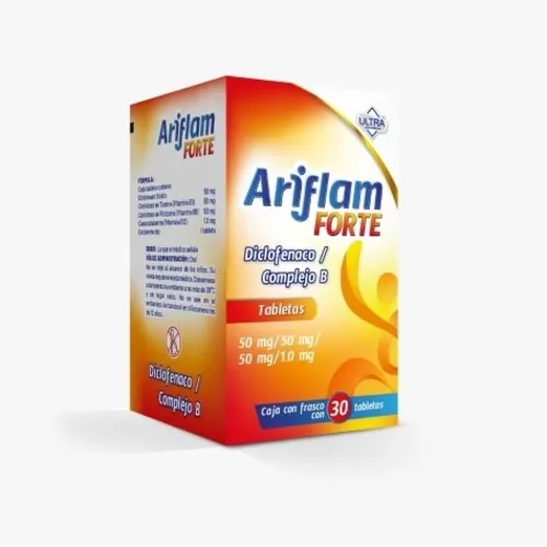 ARIFLAM FORTE (DICLOFENACO/COMPLEJO B) GRAG C/30 ULTRA