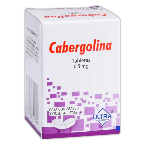 CABERGOLINA TAB 0.5 MG C/8 ULTRA