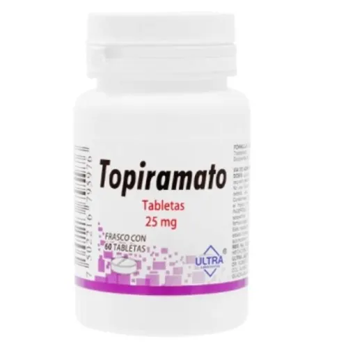 TOPIRAMATO TAB 25 MG C/60 ULTRA
