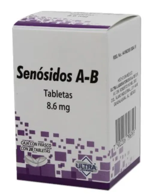 SENOSIDOS A-B TAB 187 MG C/20 ULTRA