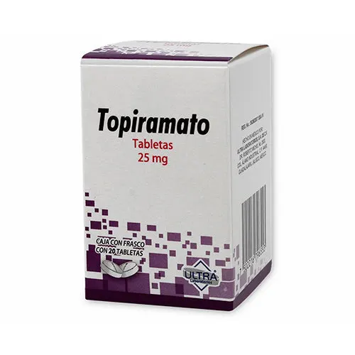 TOPIRAMATO TAB 25 MG C/20 ULTRA