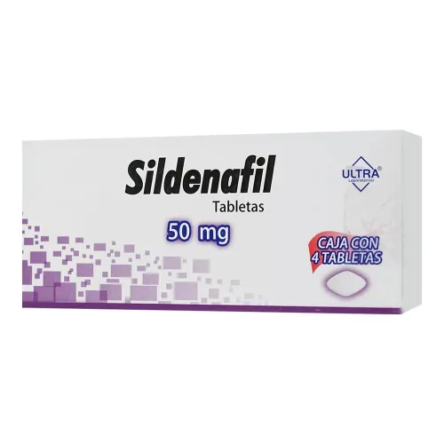 SILDENAFIL TAB 50 MG C/4 ULTRA
