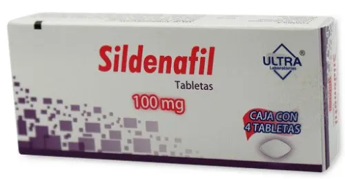 SILDENAFIL TAB 100 MG C/4 ULTRA