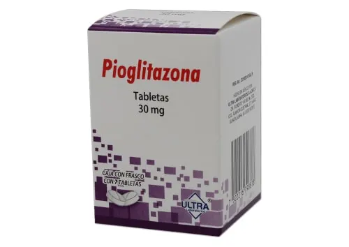 PIOGLITAZONA TAB 30 MG C/7 ULTRA