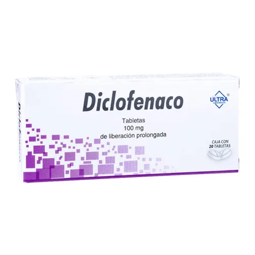 DICLOFENACO TAB LIB PROL 100 MG C/20 ULTRA