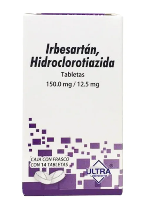 IRBESARTAN/HIDROCLOROTIAZIDA TAB 150/12.5 MG C/14 ULTRA IRBESARTAN/HIDROCLOROTIAZIDA TAB 150/12.5 MG C/14 ULTRA