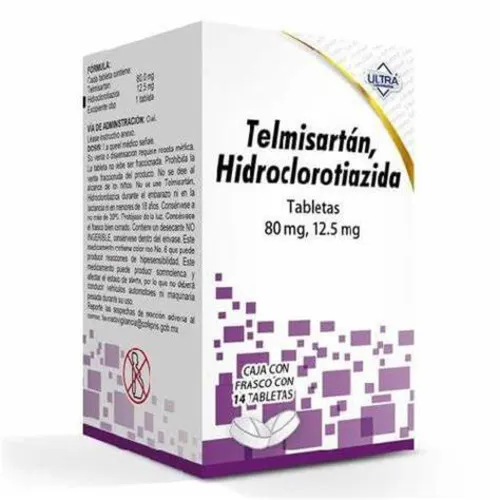 TELMISARTAN/HIDROCLOROTIAZIDA TAB 80/12.5 MG C/14 ULTRA