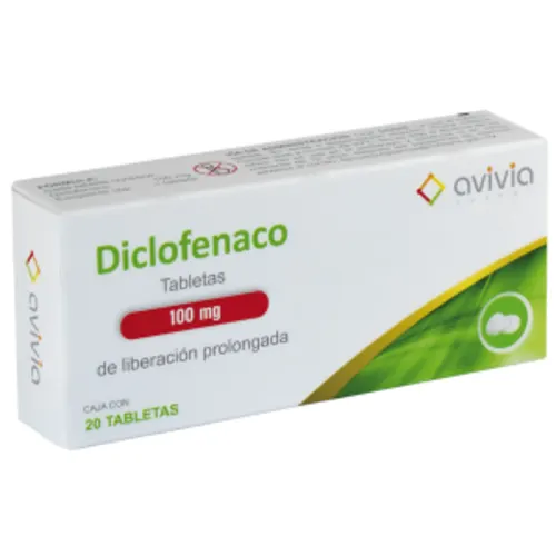 DICLOFENACO TAB 100 MG C/20 AVIVIA