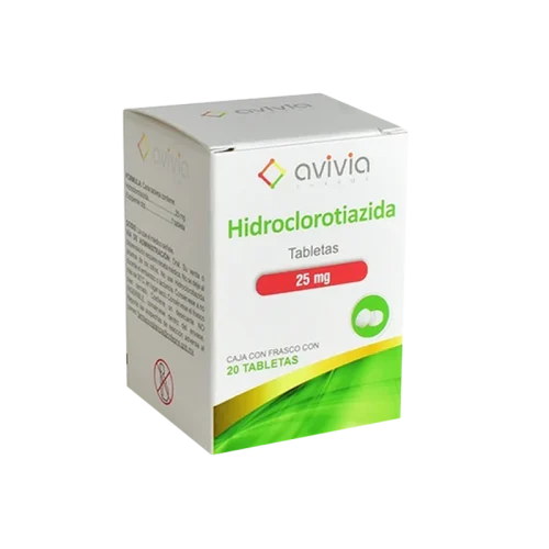 HIDROCLOROTIAZIDA TAB 25 MG C/20 AVIVIA