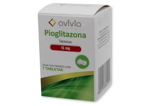 PIOGLITAZONA TAB 15 MG C/7 AVIVIA