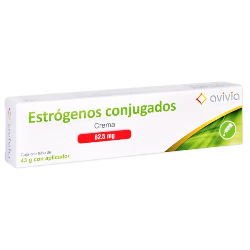 ESTROGENOS CONJUGADOS CREMA  VAG 62.5/100 MG TUB C/43 G AVIVIA