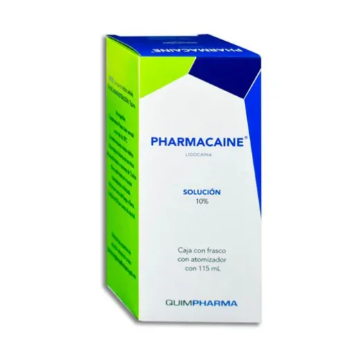 PHARMACAINE (LIDOCAINA) SOL AL 10% C/115 ML QUIMPHARMA