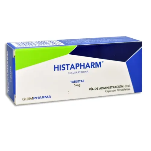 HISTAPHARM (DESLORATADINA) TAB 5 MG C/10 QUIMPHARMA HISTAPHARM (DESLORATADINA) TAB 5 MG C/10 QUIMPHARMA