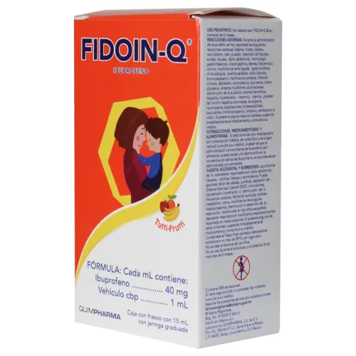 FIDOIN-Q (IBUPROFENO) SUSP PED 40 MG/ML C/15 ML QUIMPHARMA