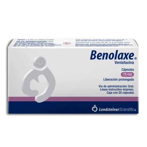 BENOLAXE (VENLAFAXINA) CAP LIB PROL 75 MG C/20 LANDSTEINER