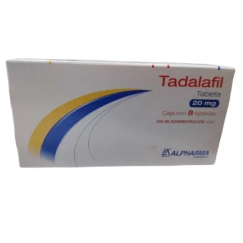 TADALAFIL TAB 20 MG C/8 ALPHARMA