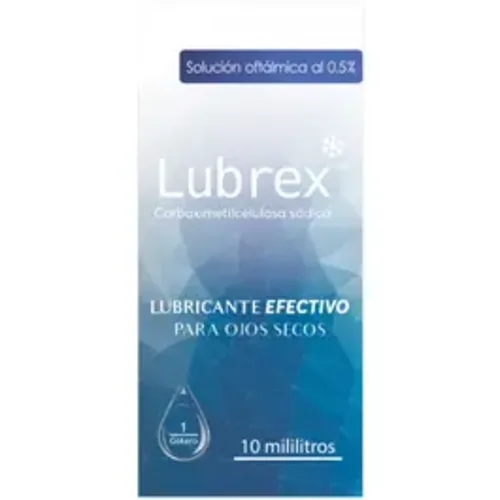 LUBREX (CARBOXIMETILCELULOSA SODICA) SOL AL 0.5% C/10 ML MICRO PHARMACEUTICALS