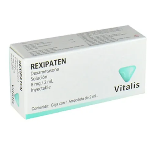 REXIPATEN (DEXAMETASONA) SOL INY 8 MG/2 ML C/1 AMP VITALIS