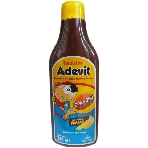 ADEVIT (ACEITE DE BACALAO/VIT A/VIT D) EMULSION C/240 ML NATUREX