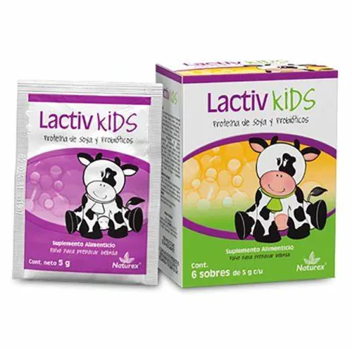 LACTIV KIDS (LACTOBACILOS) POLVO EN SOBRE 5 G C/6 NATUREX