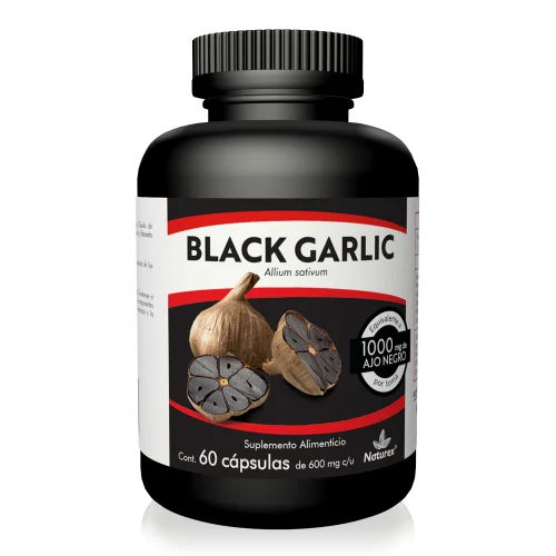 BLACK GARLIC (AJO NEGRO) CAP 600 MG C/60 NATUREX