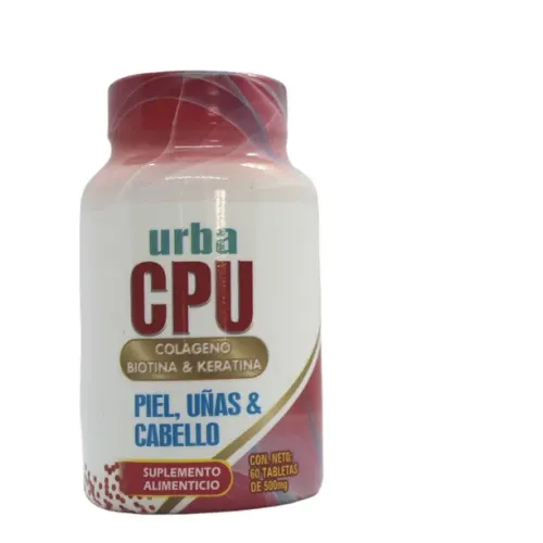 URBA CPU (COLAGENO/BIOTINA/QUERATINA) TAB 500MG C/60 URBAN&CO