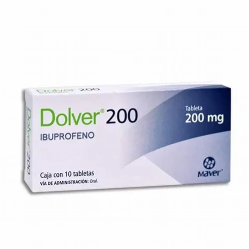 DOLVER (IBUPROFENO) TAB 200 MG C/10 MAVER