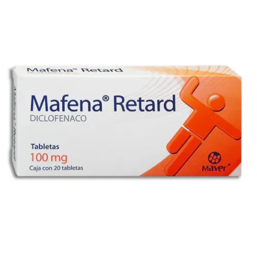 MAFENA RETARD (DICLOFENACO) TAB LIB PROL 100 MG C/20 MAVER
